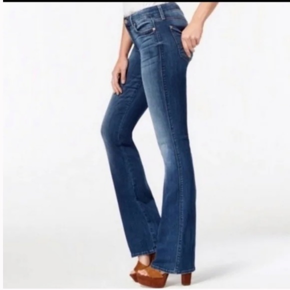 7 For All Mankind "Flynt" Denim Blue Jeans 2000s reminiscent - Picture 2 of 8